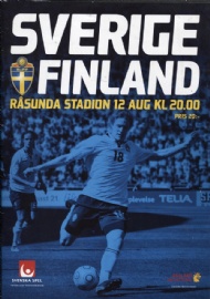 Sportboken - Fotbollsprogram Sverige-Finland 12/08 2009